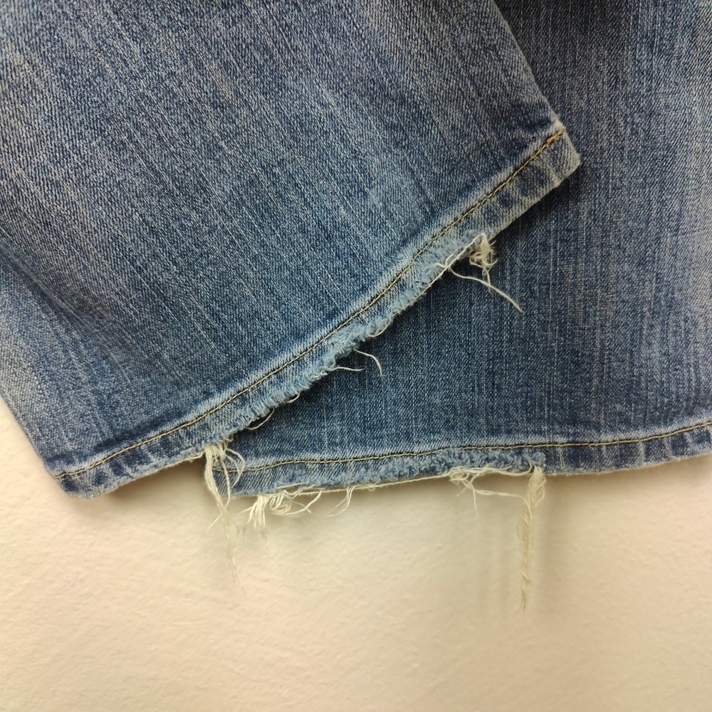 Vintage Y2K American Eagle Boyfriend 77 Jeans Womens 8 Short Low Rise Bootcut - Picture 12 of 16